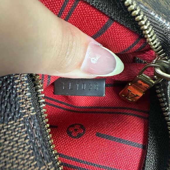Louis Vuitton LV Trunks & Bags Mini Pochette Damier Ebene Red Stamp - Picture 4 of 16